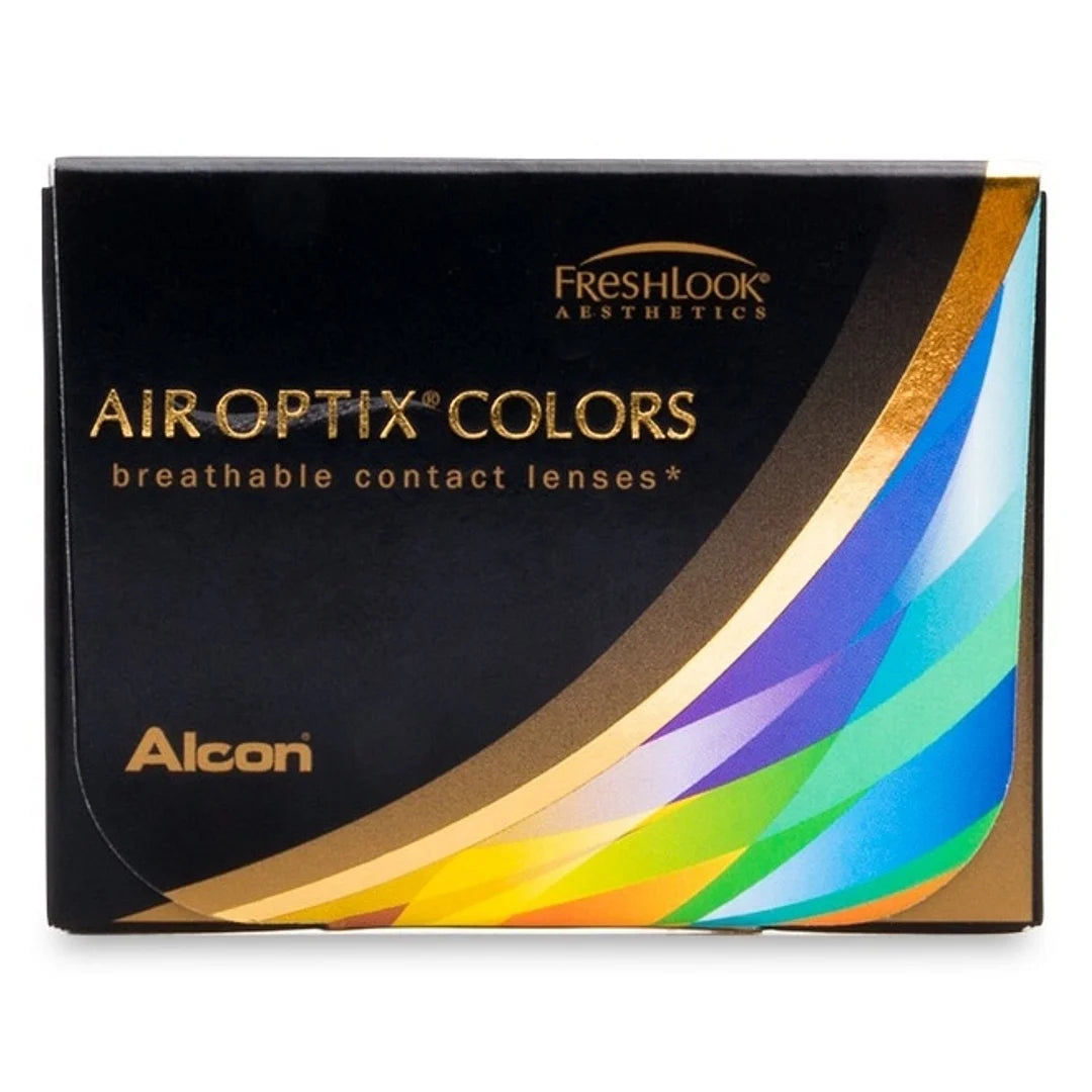 Air Optix Freshlook Colors Power Contact Lens Brown Lens 2 Box