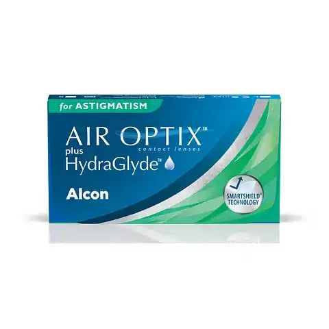 Full View Alcon Air Optix for Astigmatism toric contact lenses 3 lens box with 33% water content