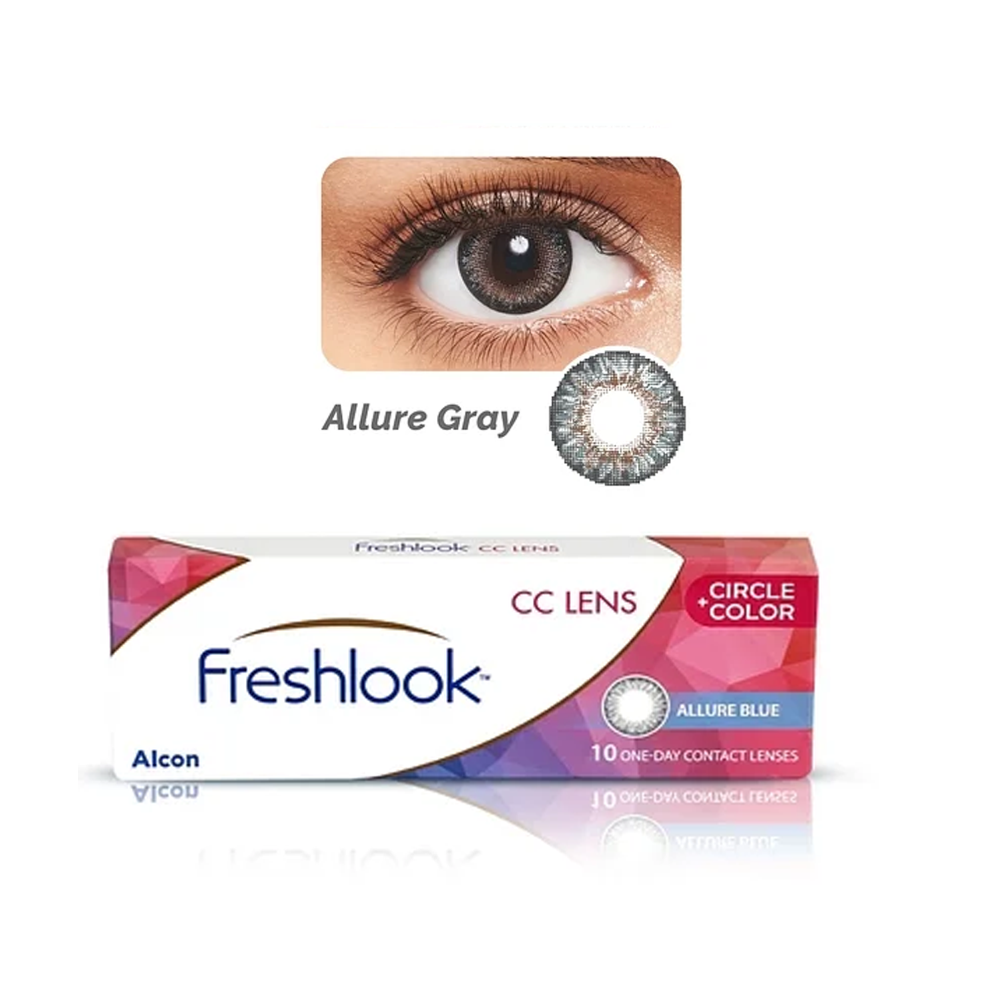 Alcon Freshlook CC Allure Gray Color One Day (10 Lens/Box)
