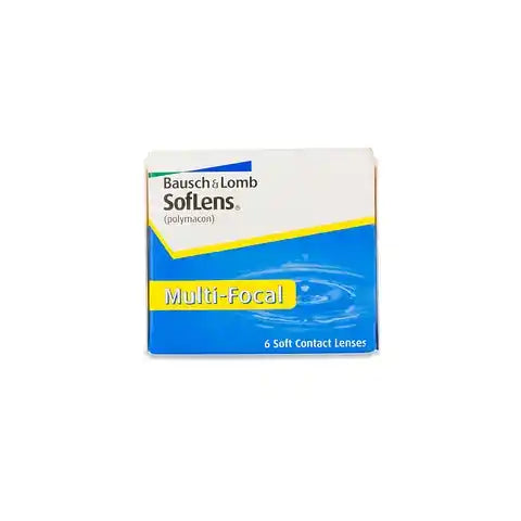 Bausch & Lomb SofLens Multifocal contact lenses 6-lens box – monthly disposable lens for presbyopia and clear distance and near vision