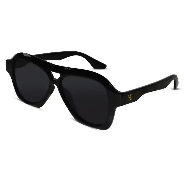 Black Aviator Sunglasses For Men & Women ELS20252-BLK