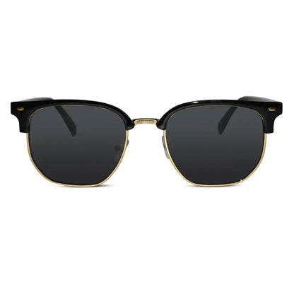Vintage Animal Print Clubmaster Sunglasses