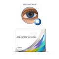 Air Optix Colors Contact Lens Brilliant-blue Powered 2 Lens Box