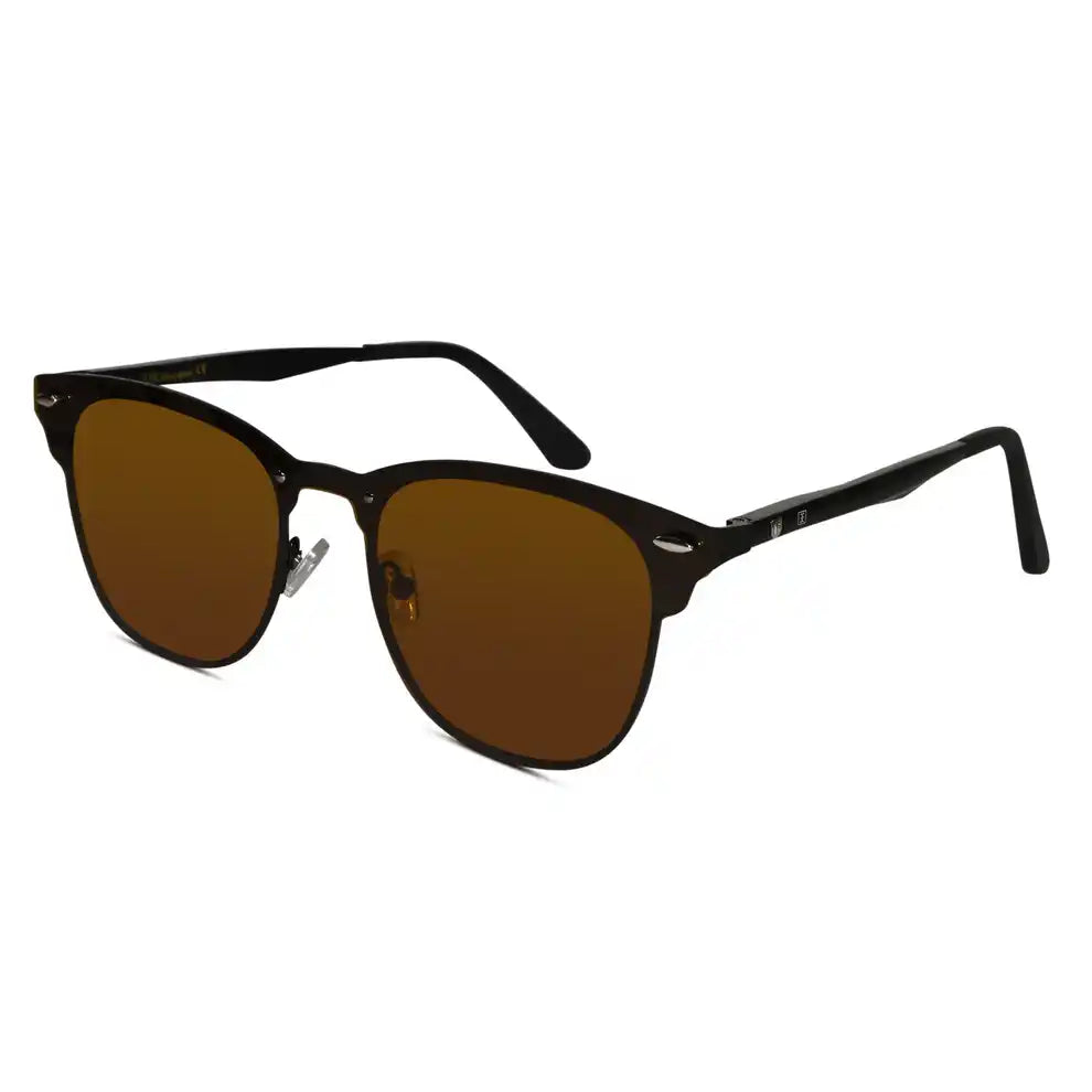 Oversize Rimless Sunglasses For Men & Women ELS2606-BRN