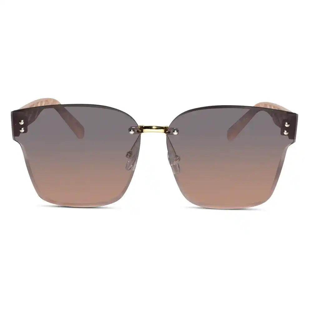 Pink Rimless Sunglasses For Women ELS2336-PNK