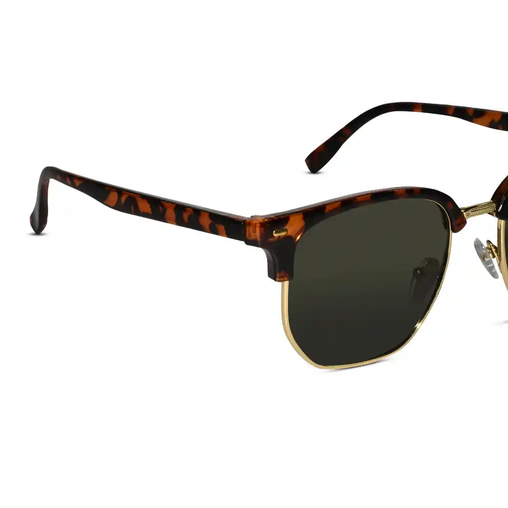 Black Golden  Clubmaster Sunglasses For Women & Men