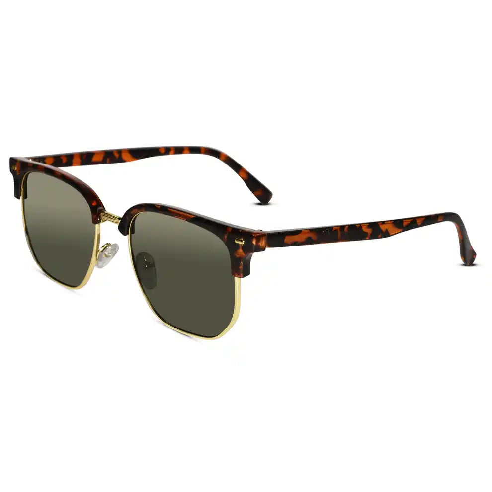 Black Golden  Clubmaster Sunglasses For Women & Men