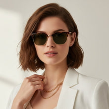 Clubmaster | Animal Print Golden  Sunglasses For Women & Men