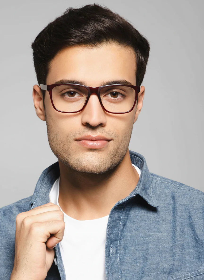 Urban Matte-Brown Rectangular Eyeglasses & Computer Glasses For Men & Women