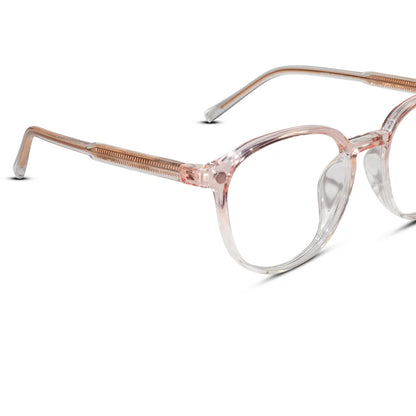 Clip on round eyeglasses for men & women