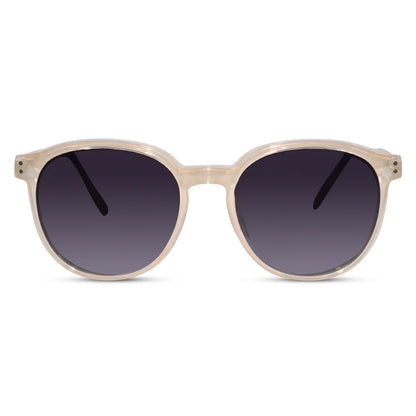 Clip on transparent round eyeglasses for men & Women