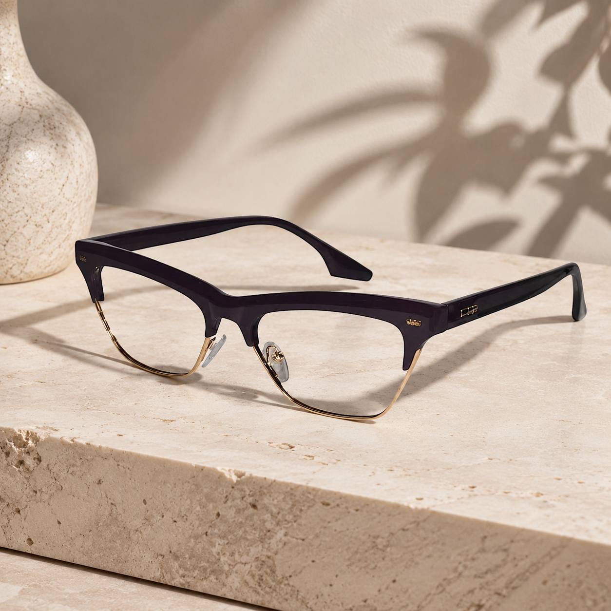 Purple Cateye Computer Glasses For Women LKS20016-PURPLE