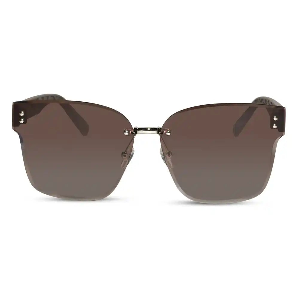 White Rimless Sunglasses For Women