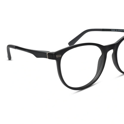 Brown Round Magnetic Glasses Clip On For Men & Women