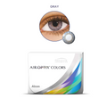 Fiew Alcon Air Optix FreshLook Colors Grey Powered Monthly Contact Lenses  2 Lens Box. offer 3 in 1 colour technology