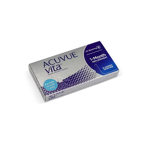 Acuvue Vita Monthly Disposable Contact Lenses 6 lens Box