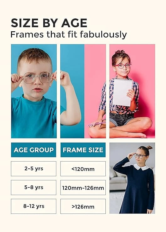 Light Weight Purple Hexagonal Eyeglasses for 6-12 Yrs LKEK1036-PURPL