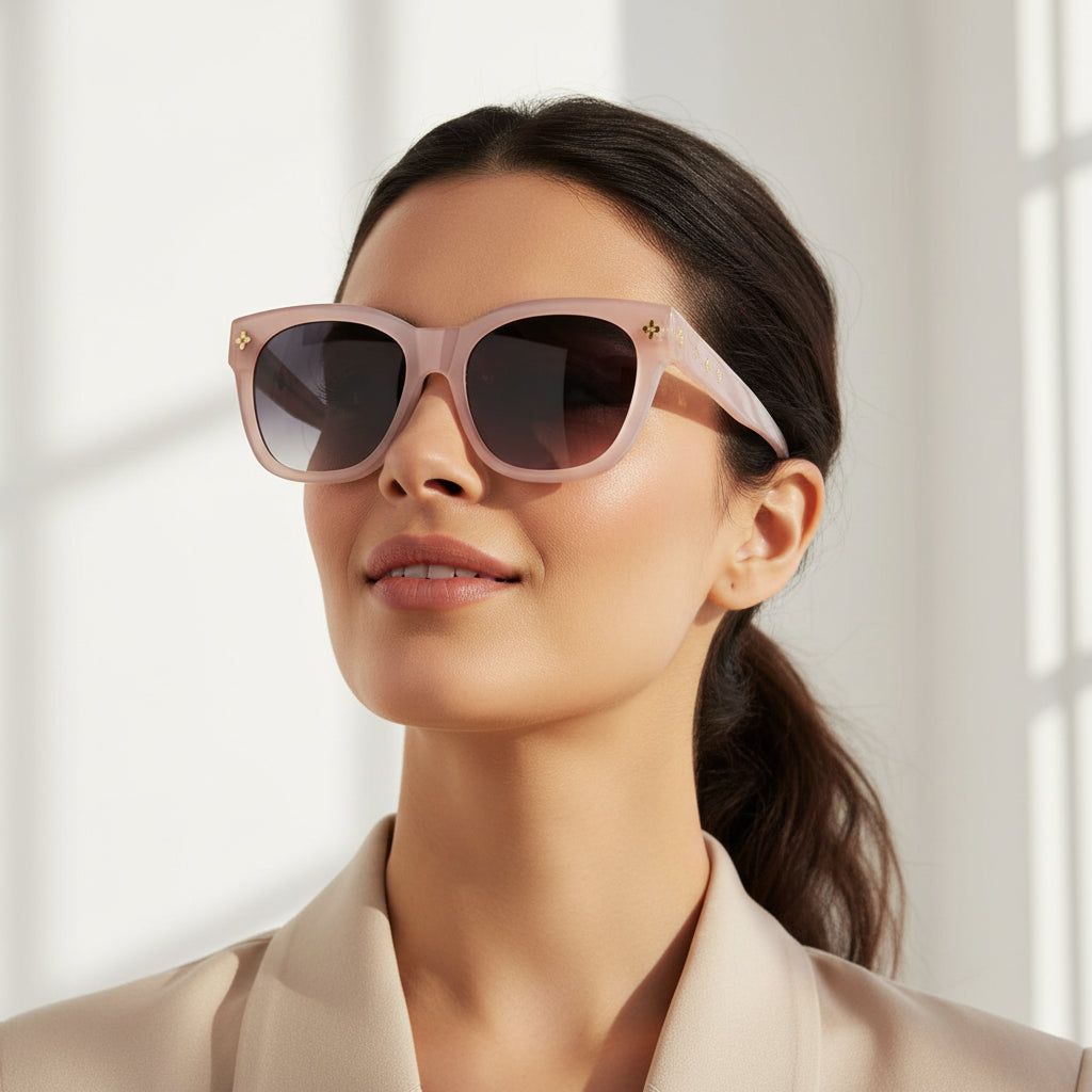 SunDrip | BOLD Pink Designer Sunglasses For Women-ELS2237-PNK