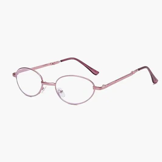 Foldable Purple Full Rim Reading Glasses For Women | SRG12