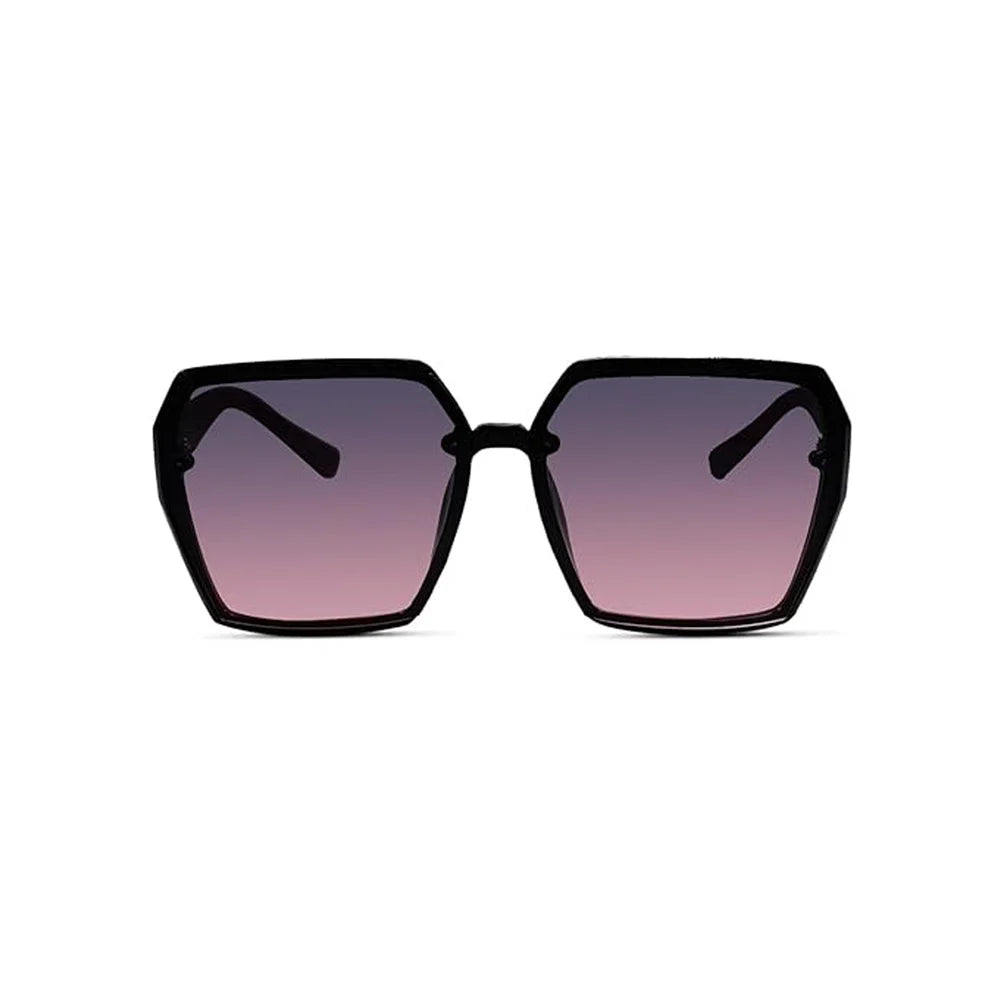 Brown Oversized Square Sunglasses For Women