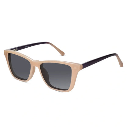 Clip On Red Cateye Eyeglasses For Women