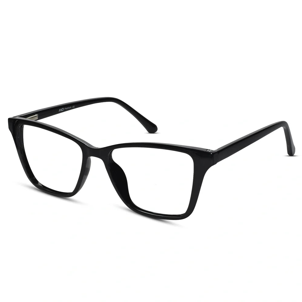 Clip On Red Cateye Eyeglasses For Women