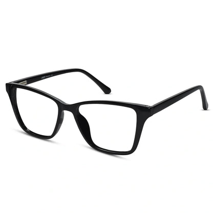 Clip On Red Cateye Eyeglasses For Women