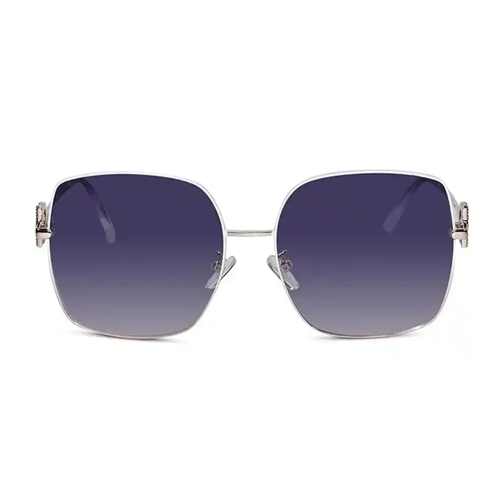 Designer Oversize  Black Square Sunglasses