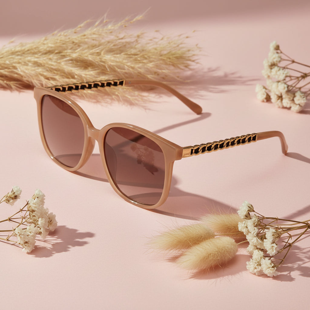 Brown Designer Sunglasses For Women ELS2250-BRN