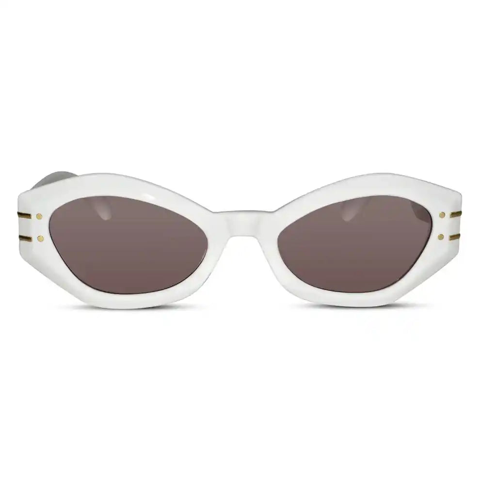 White Bold Cat eye Sunglasses For Women