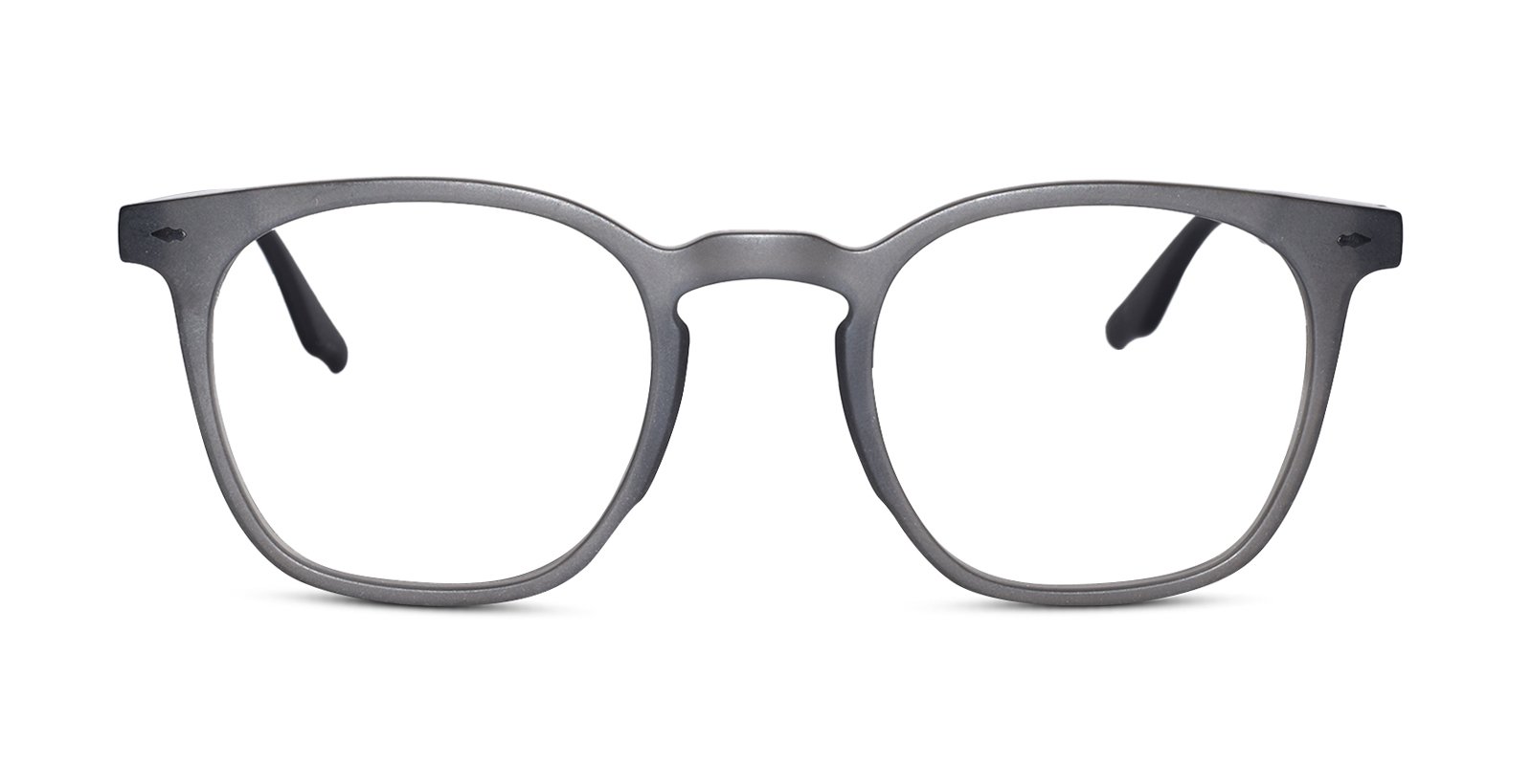 Stylish Matt Grey Wayfarer Eyeglasses