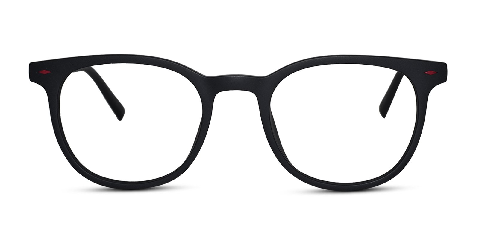Stylish Matt Black Wayfarer Eyeglasses