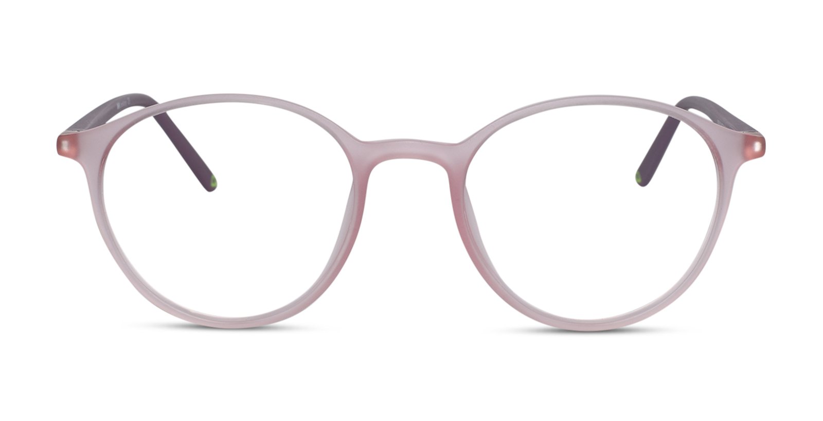 Round Full Rim Pink Eyeglasses for Men & Women