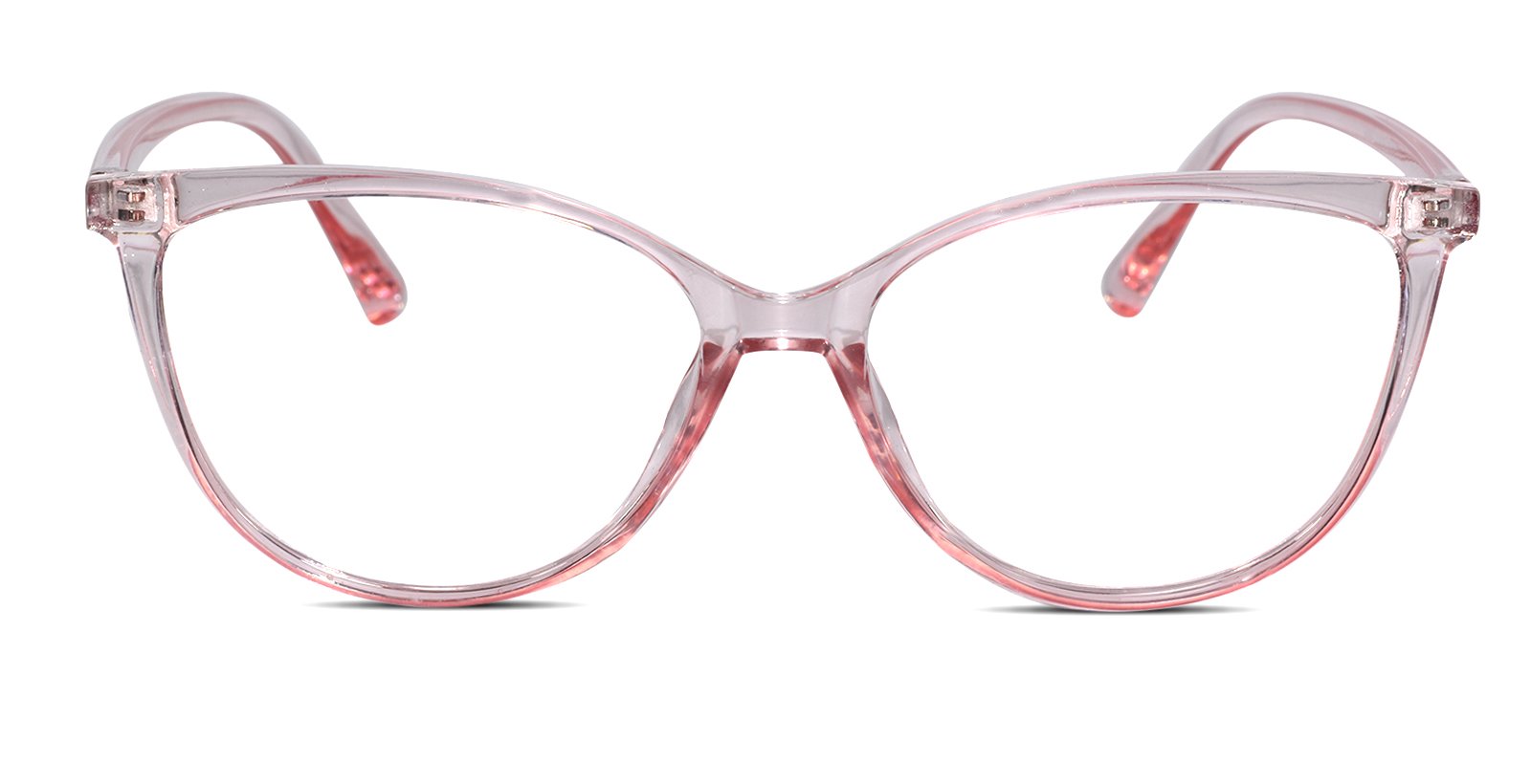 Crystal Pink Full Rim Cateye Eyeglasses