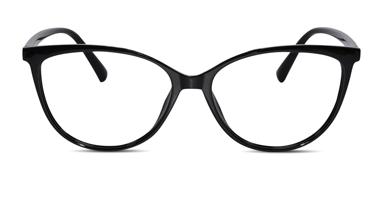 Glossy Black Full Rim Cateye Eyeglasses