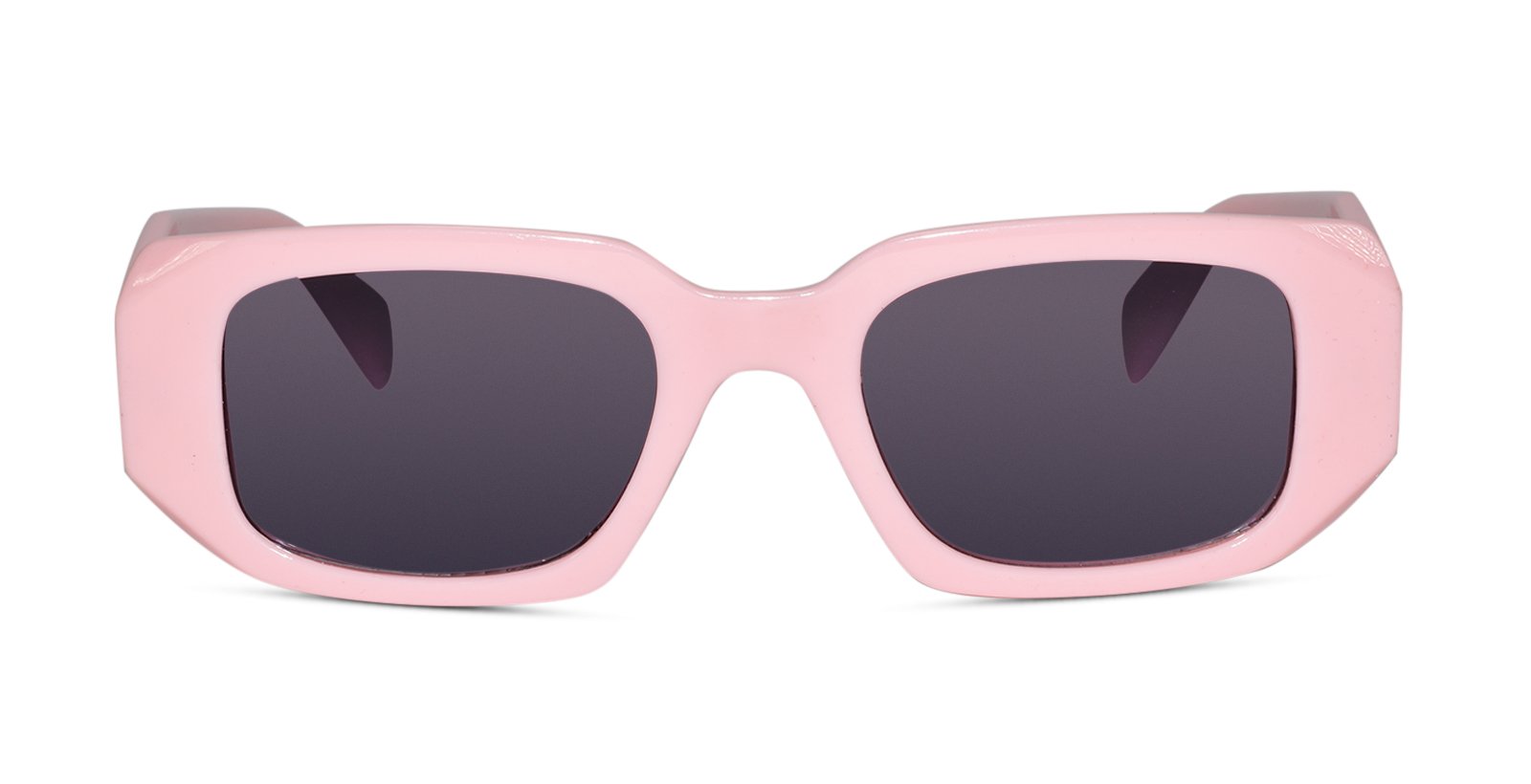 Designer rectangular pink kids sunglasses