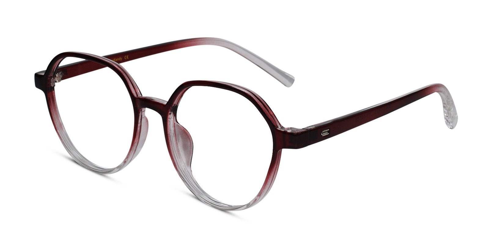 Stylish Red Round Eyeglasses for Women
