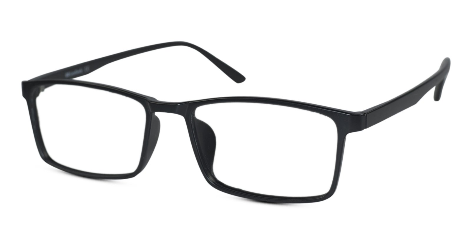 Matt Black Full Rim Rectangle Eyeglass