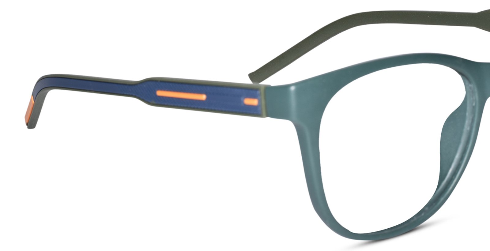 Wayfarer Shape Green Eyeglasses for Men & Women