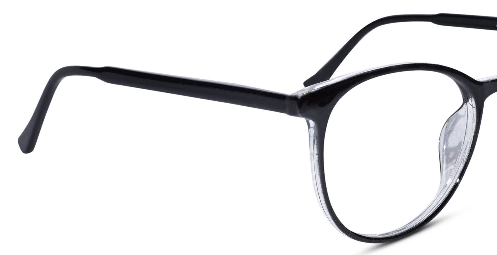 Round Black Eyeglasses for Men & Women