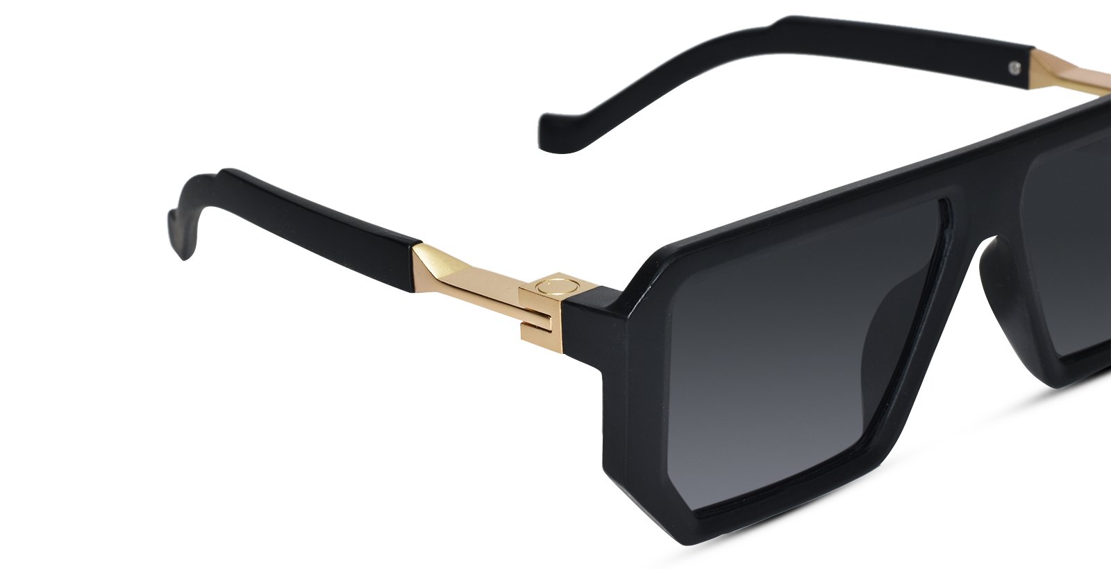 Designer Retro Black Sunglasses