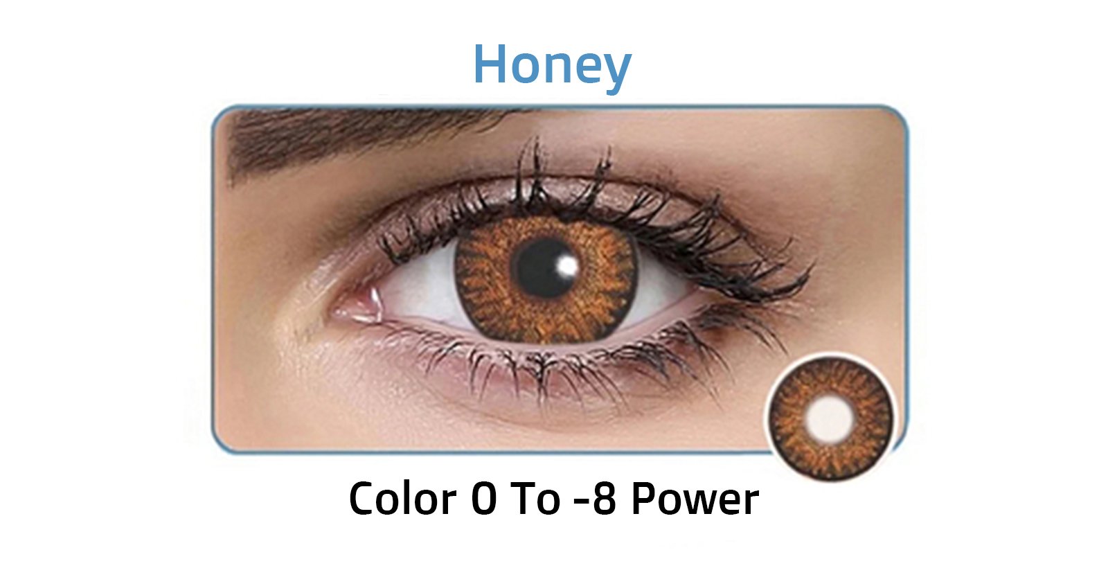 Freshlook Colorblends Monthly Disposable Honey Color
