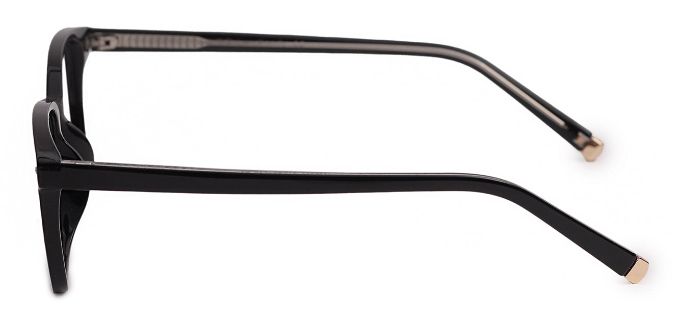 Black Full Rim Rectangular Eyeglasses