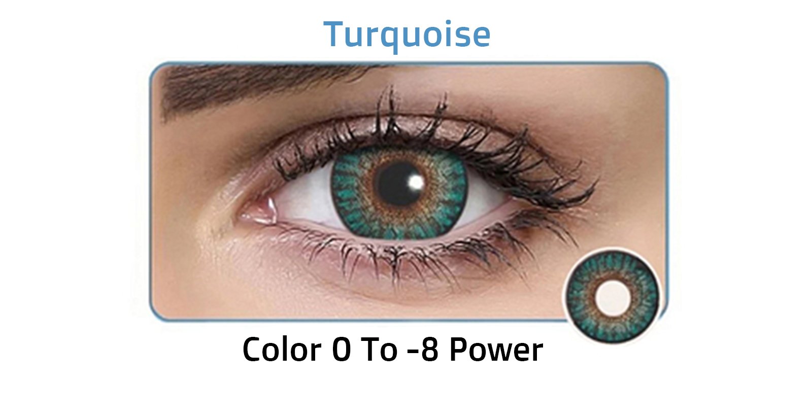 Freshlook Colorblends Monthly Disposable Turquoise Color