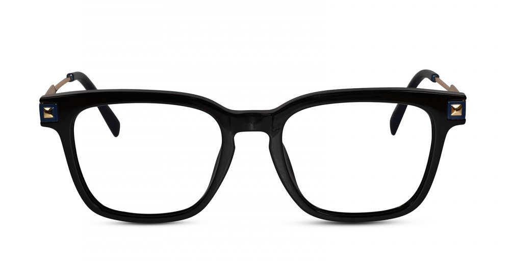 Black Full Rim Rectangle Eyeglasses