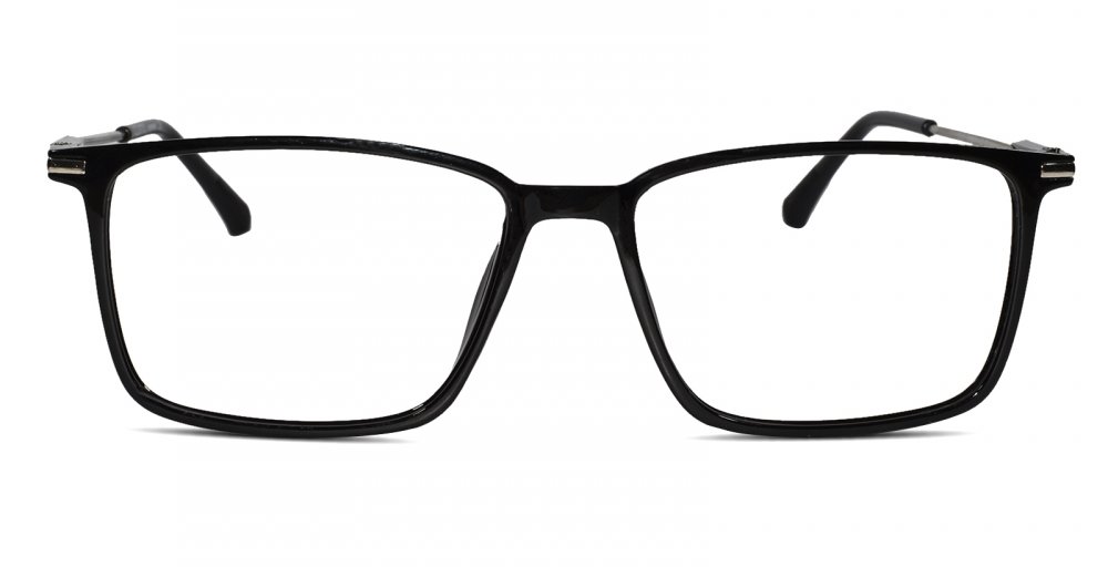 Black Full rim Rectangular Eyeglasses for Men & Women