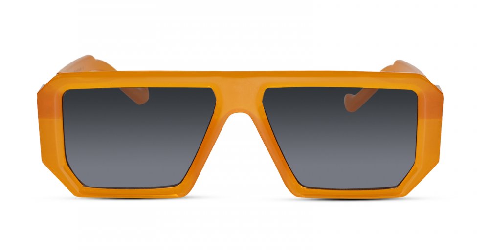Designer Retro Orange Sunglasses