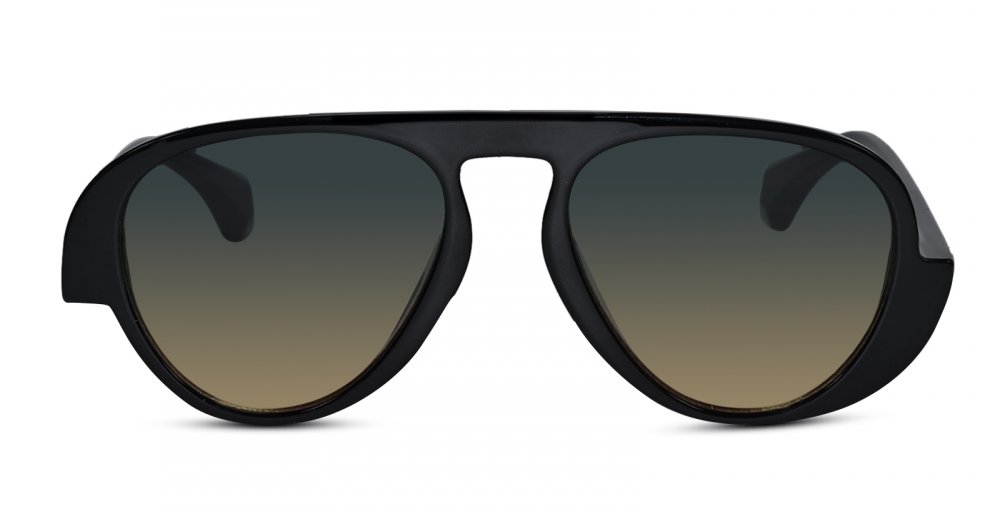 Stylish Pilot Shape Black Sunglasses