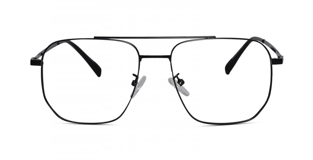 Rectangular Black Eyeglasses For Men