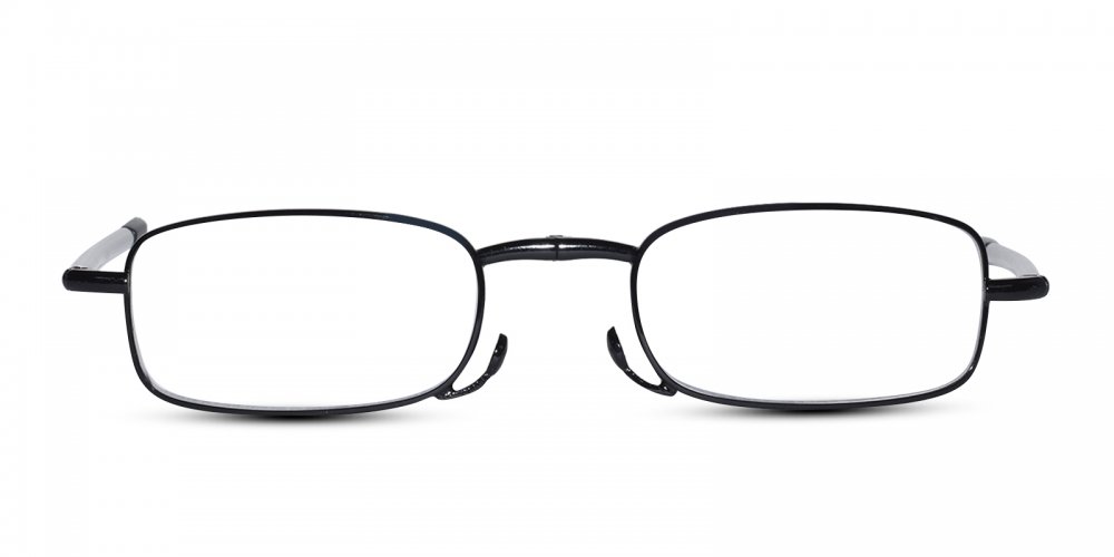 Grey Full frame foldable  Rectangle reading glasses